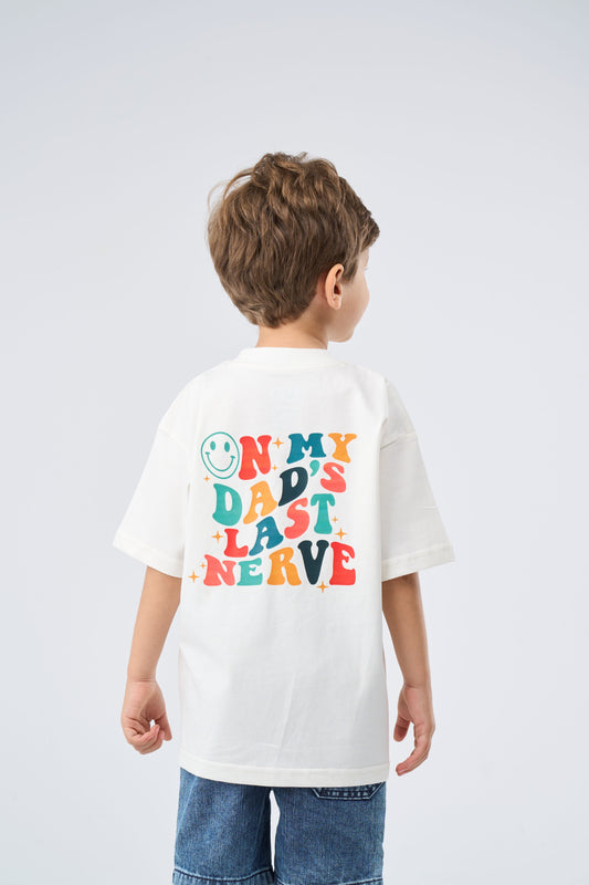 Child wearing an Offwhite Oversized printed T-Shirt