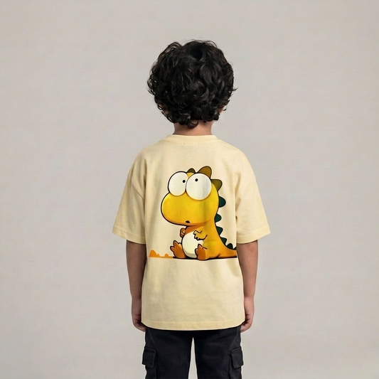 The Confused Dino - Unisex Oversized T-Shirt