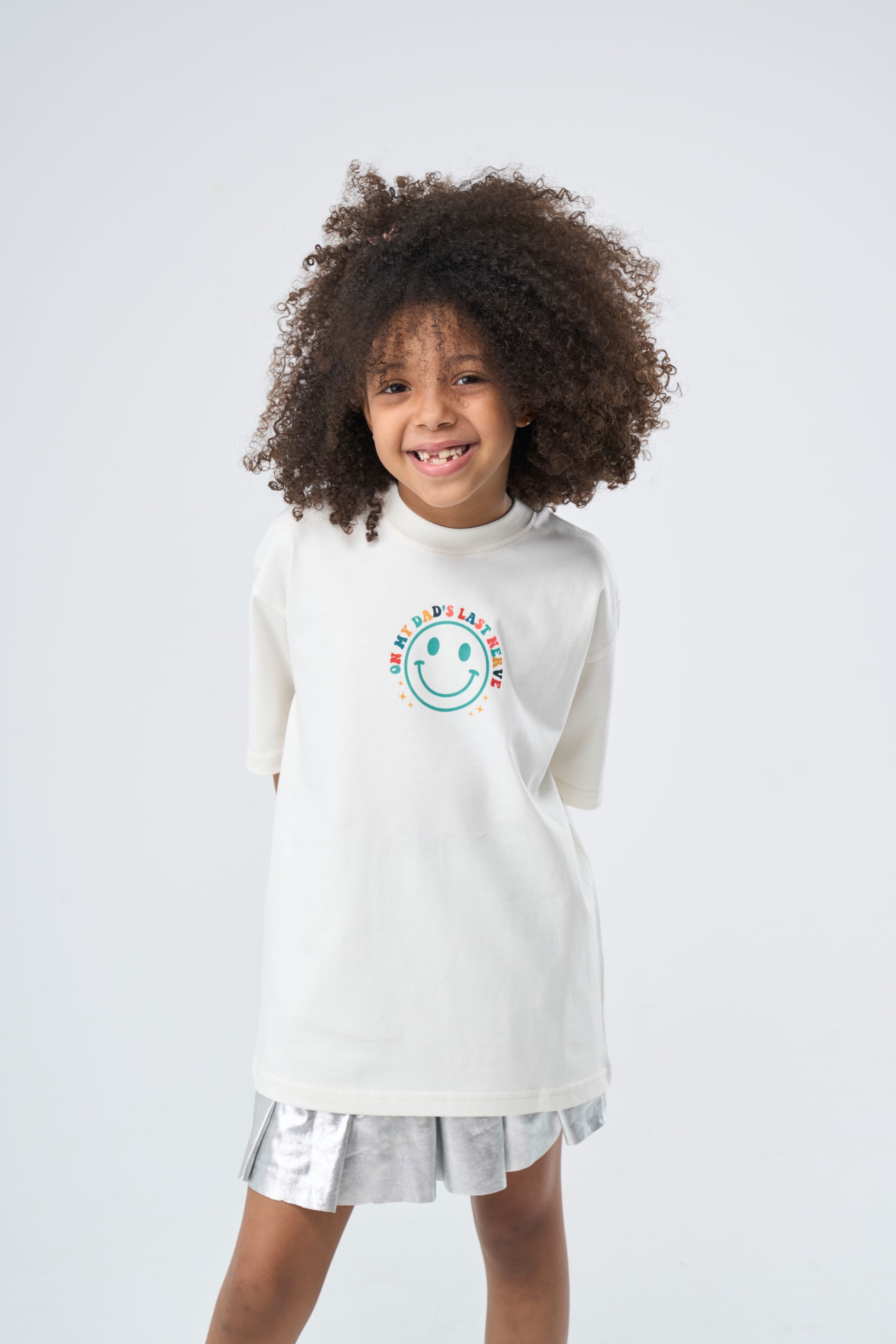 Child wearing an Offwhite Oversized printed t-shirt