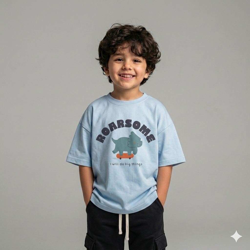 The Little Dino - Unisex Oversized T-Shirt